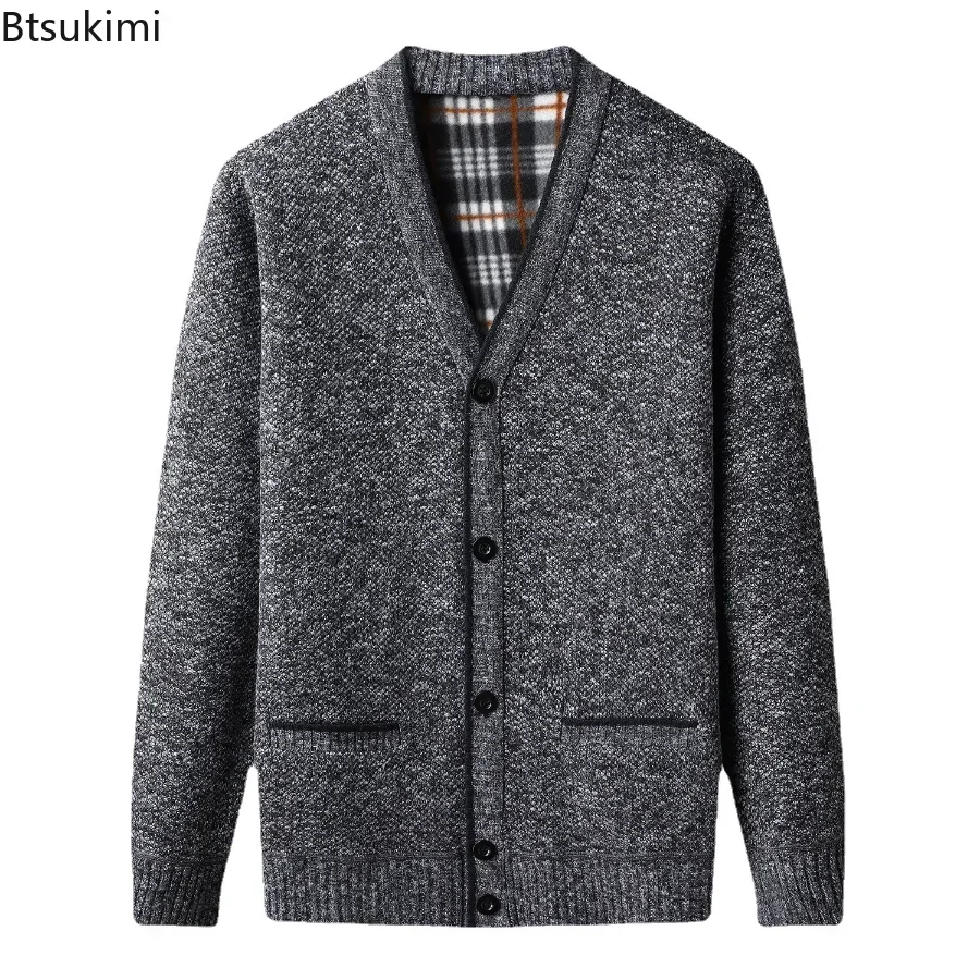 Nuevo 2026 Cárdigan de punto d - Men'S Fashion V Neck Sweater reseña y precio
