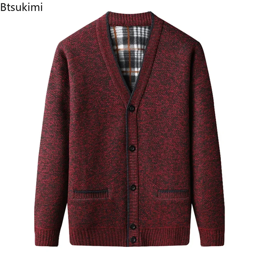 Nuevo 2026 Cárdigan de punto d - Men'S Fashion V Neck Sweater reseña y precio