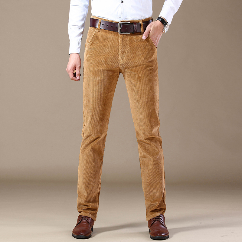 Pantalones informales de pana  - Men'S Fashion Khaki Pants reseña y precio