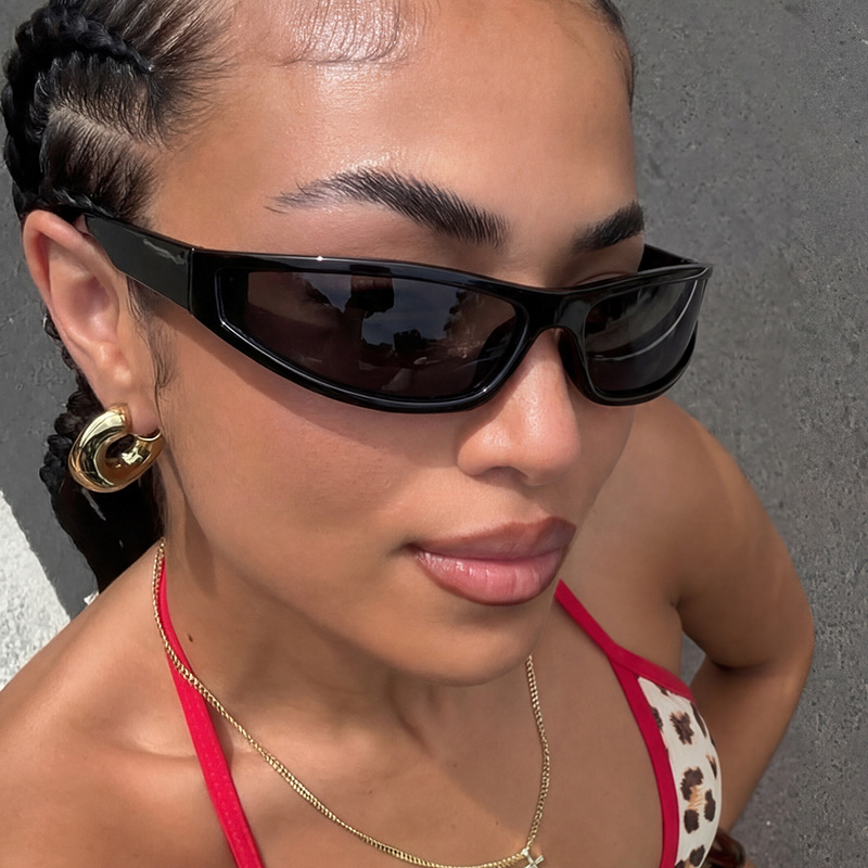Gafas de Sol Rectangulares Est - Men'S Fashion Y2K reseña y precio