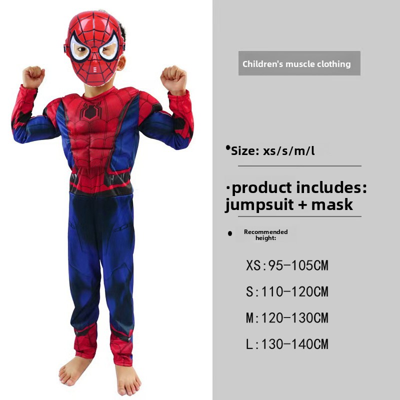 Disfraz de Spiderman para Niño - Mens Fashion Jumpsuit reseña y precio