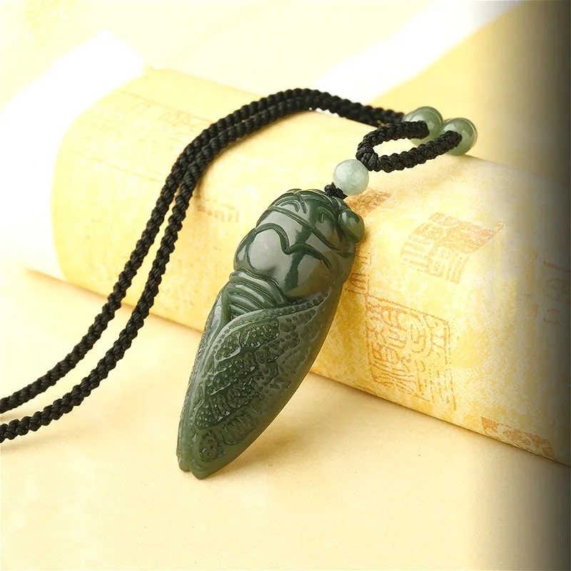 Colgante de Jade Natural de He - Men'S Fashion Necklaces reseña y precio