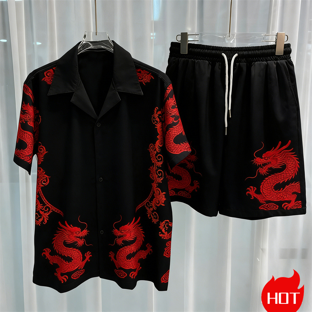 Conjunto de pantalones cortos  - Men'S Fashion Y2K reseña y precio