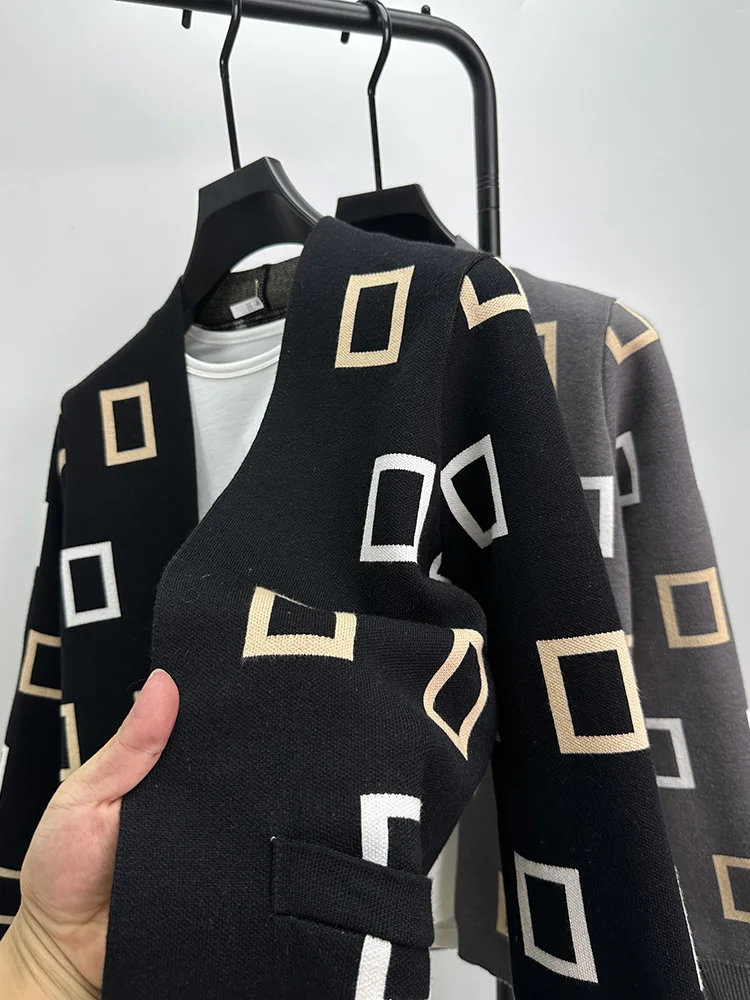 Cárdigan de punto de diseñador - Men'S Fashion V Neck Sweater reseña y precio