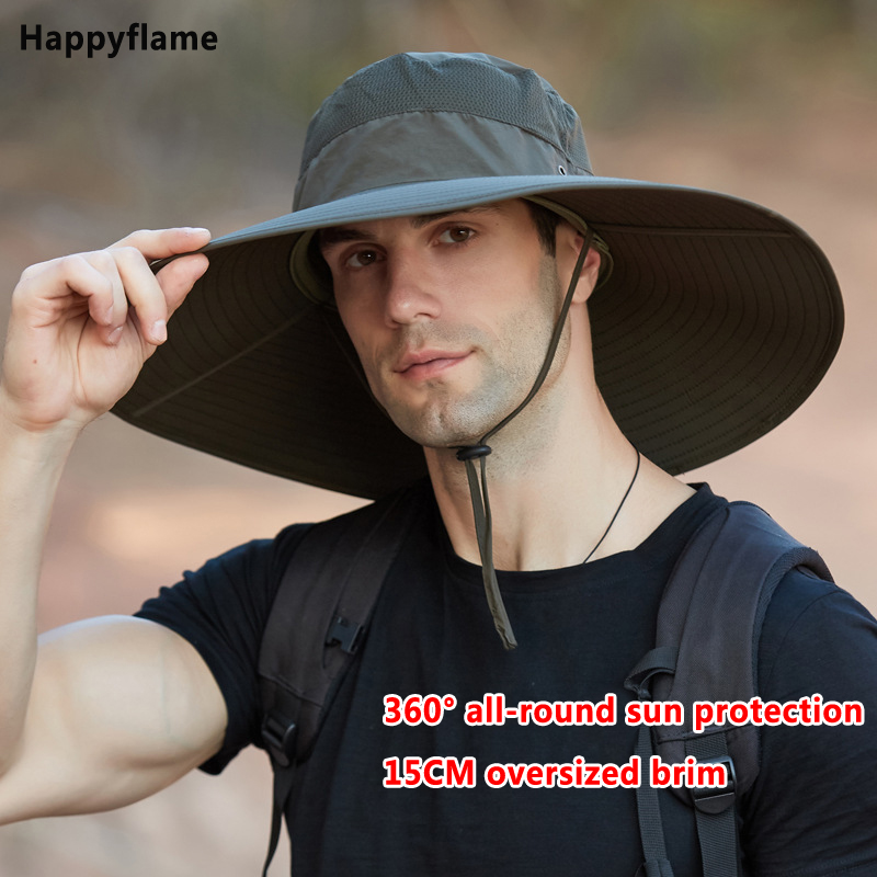 Sombrero de pescador de ala an - Mens Fashion Bucket Hat reseña y precio
