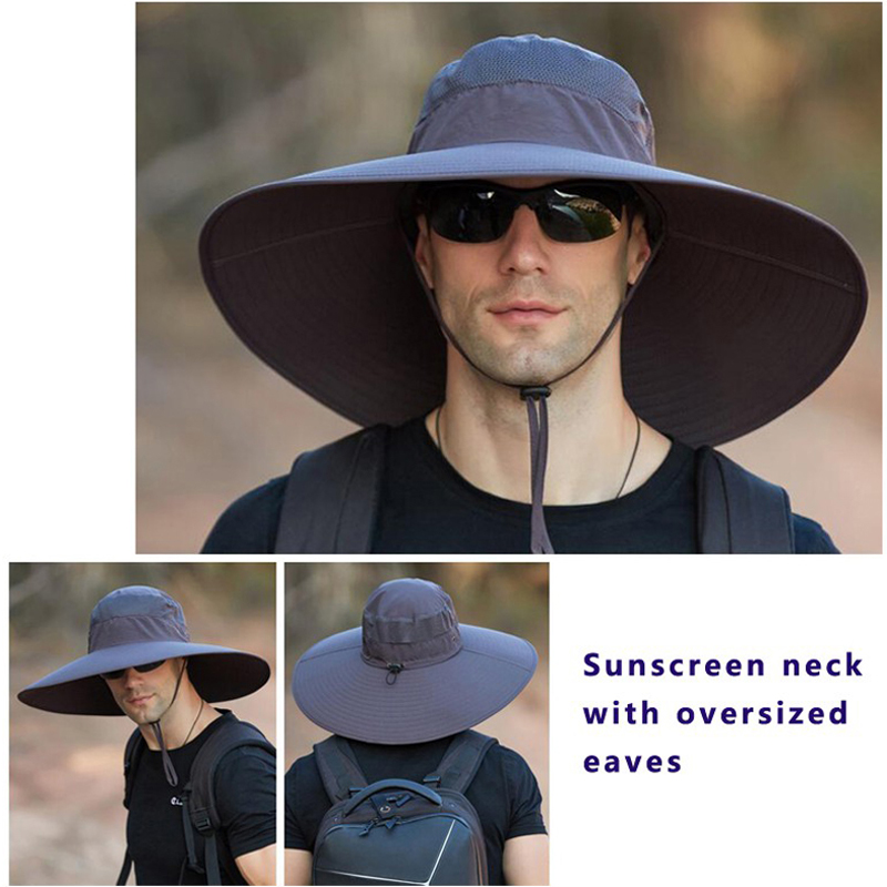 Sombrero de pescador de ala an - Mens Fashion Bucket Hat reseña y precio