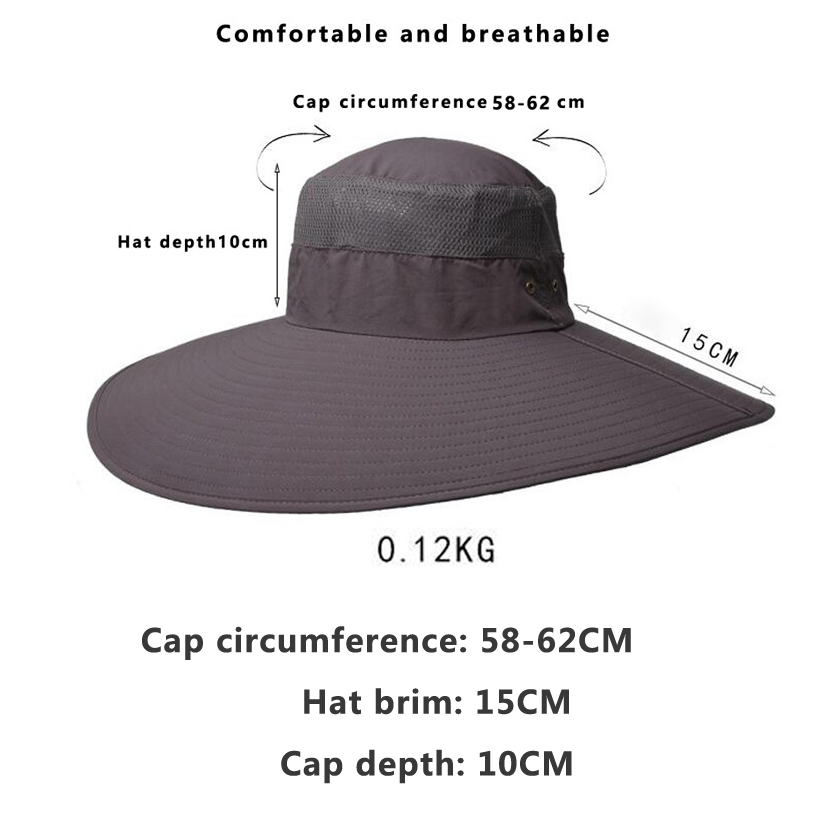 Sombrero de pescador de ala an - Mens Fashion Bucket Hat reseña y precio