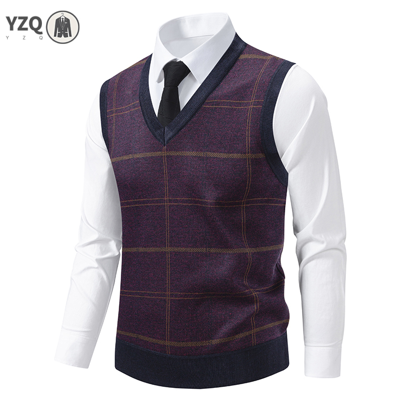 Suéter de punto con cuello en  - Men'S Fashion V Neck Sweater reseña y precio