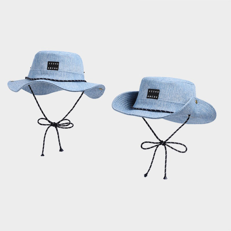 Sombrero de mezclilla lavada p - Mens Fashion Bucket Hat reseña y precio