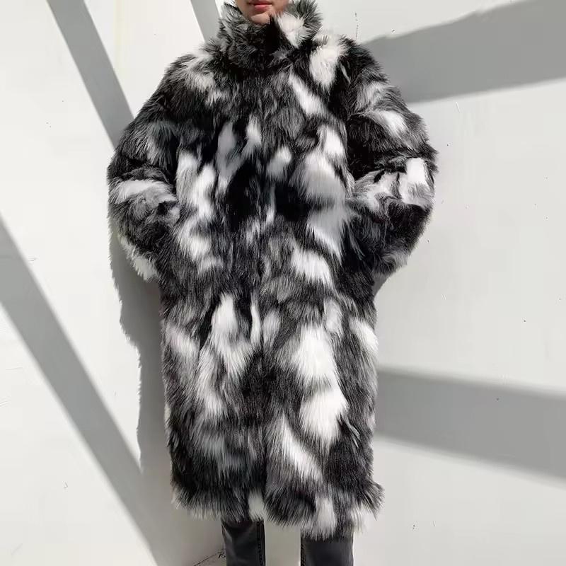 Abrigo largo de piel sintética - Men'S Fashion Korea reseña y precio