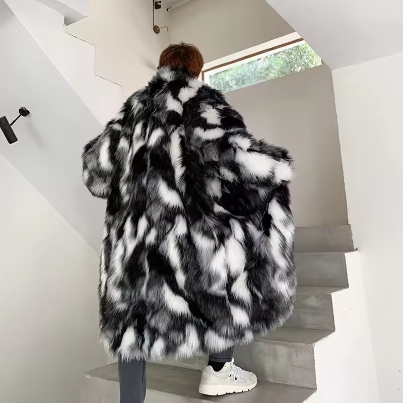 Abrigo largo de piel sintética - Men'S Fashion Korea reseña y precio