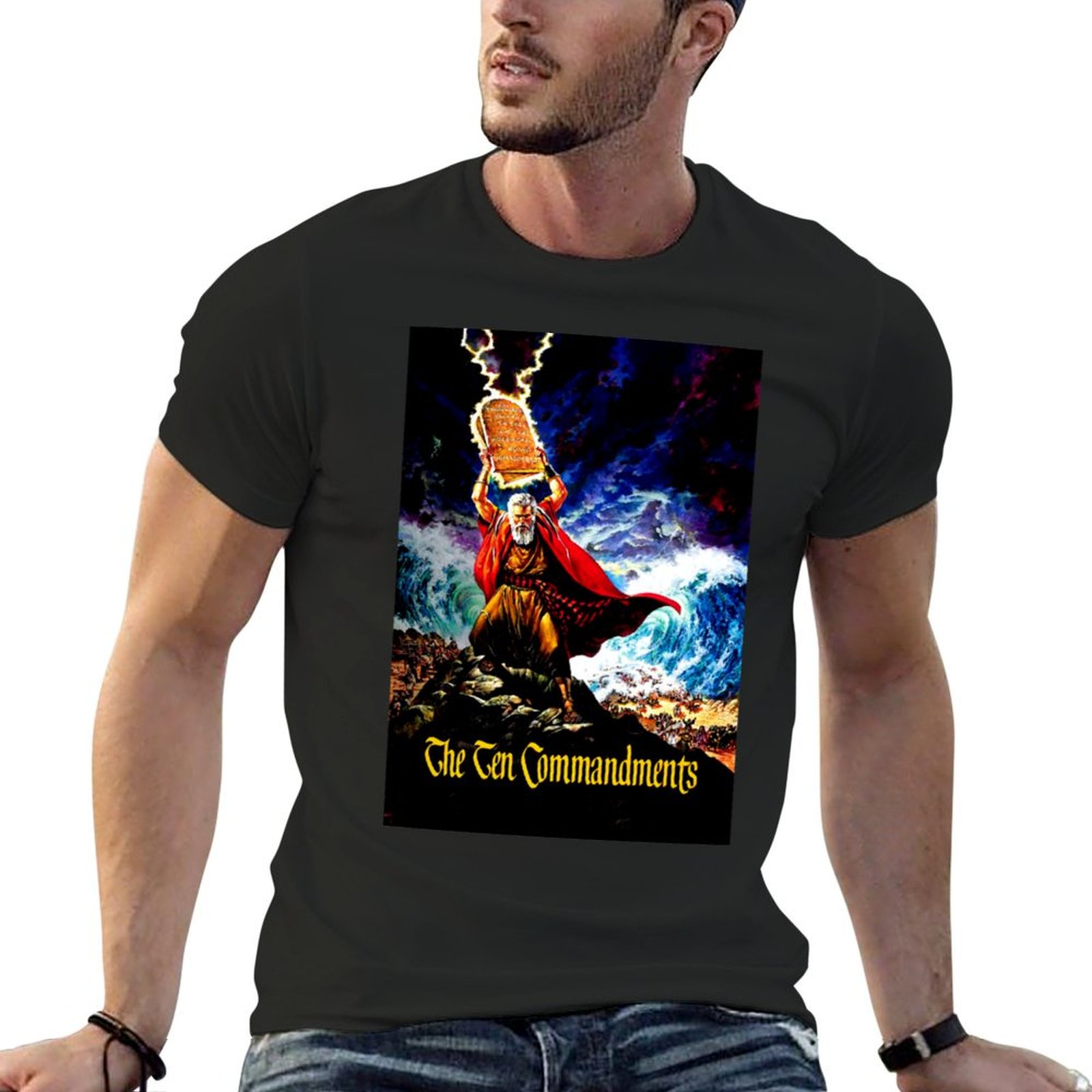 Camiseta de los diez mandamien - 1950S Fashion Men'S reseña y precio