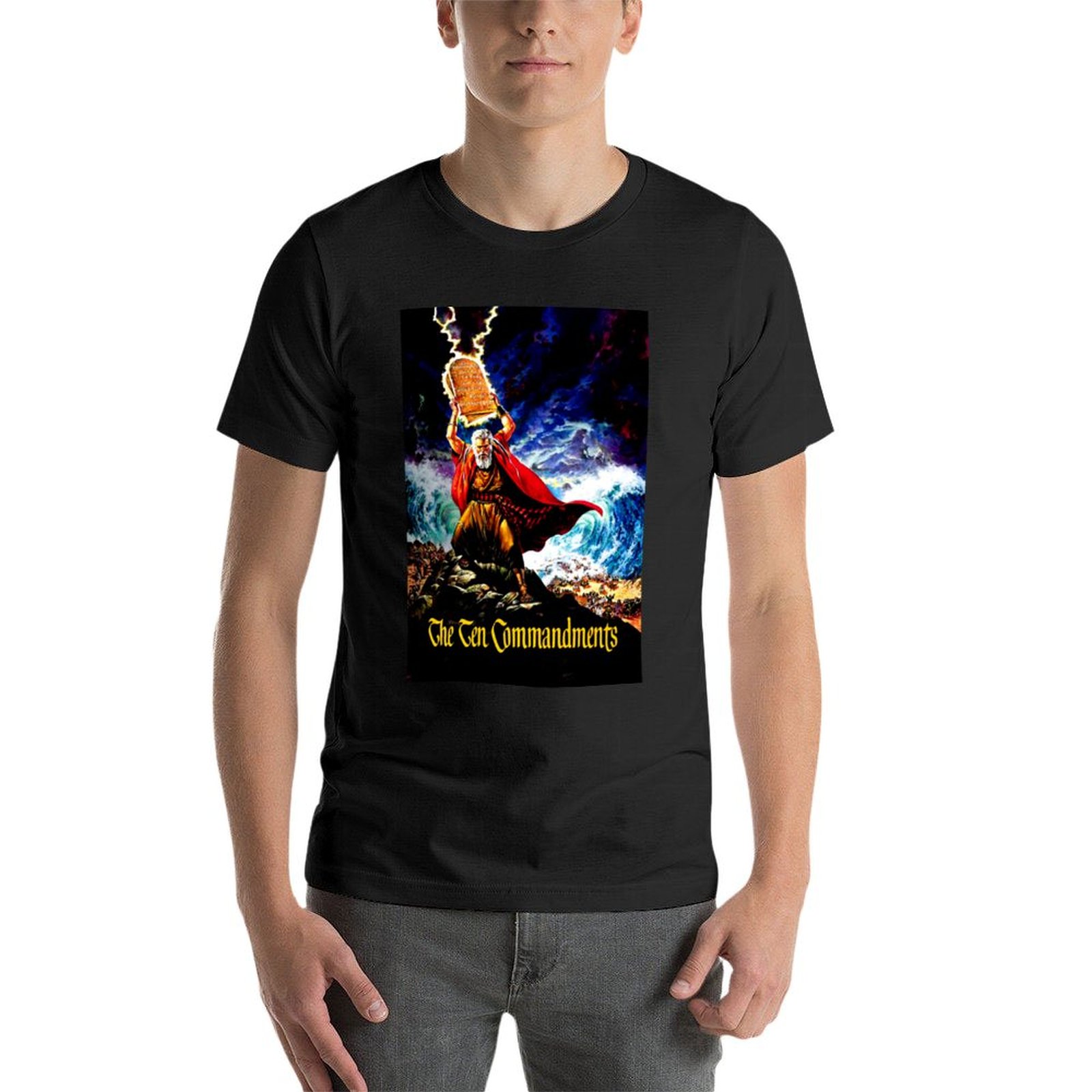 Camiseta de los diez mandamien - 1950S Fashion Men'S reseña y precio