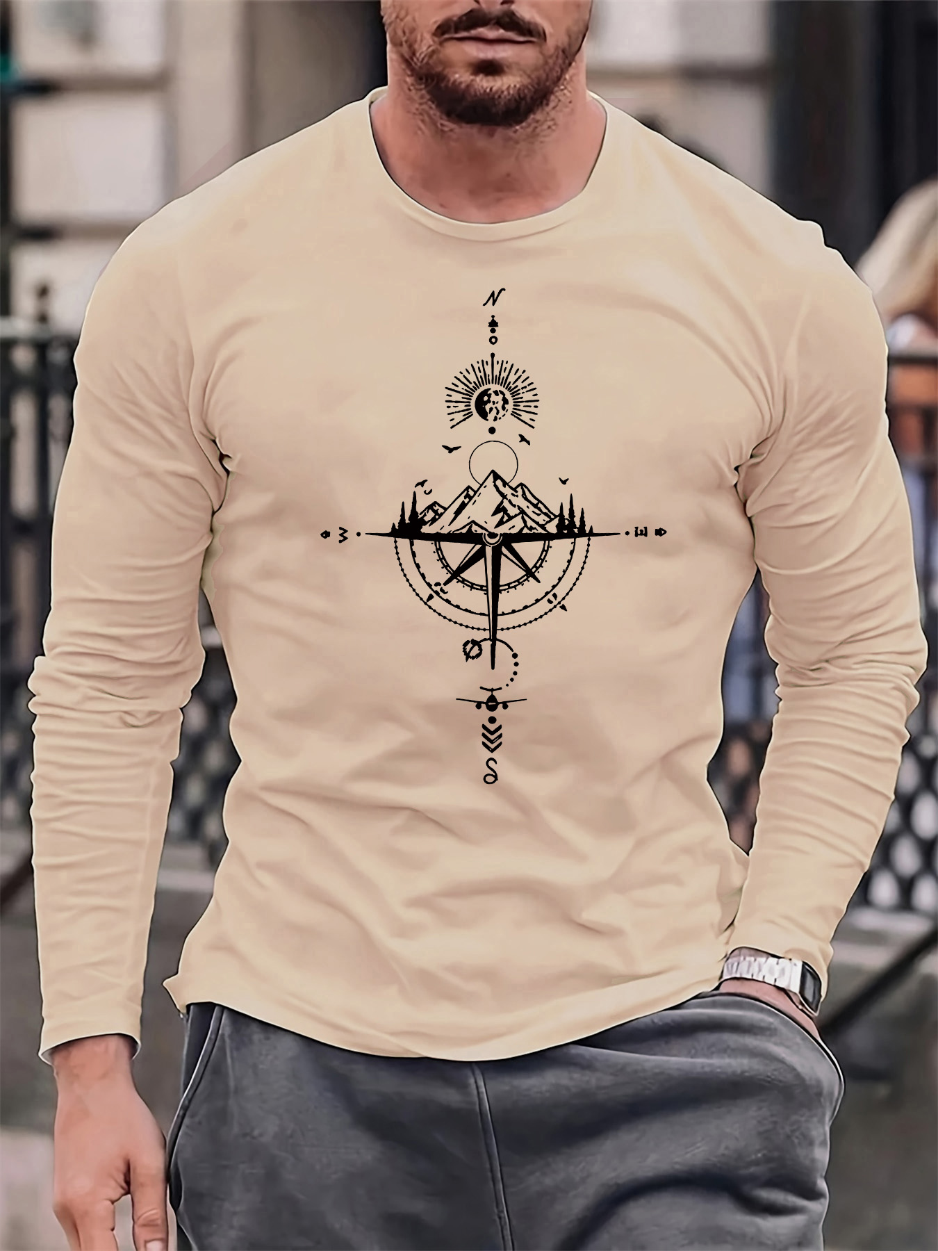 Camiseta versátil 100% de algo - Men Fashion Upper reseña y precio