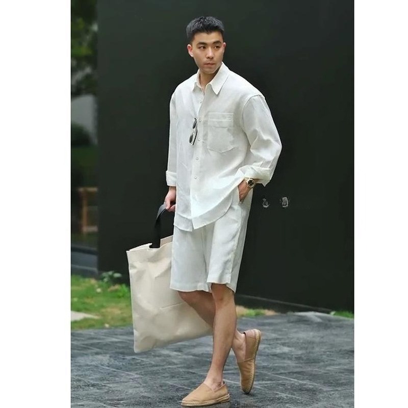 Conjunto Casual de Verano, Cam - Mens Fashion Suits reseña y precio