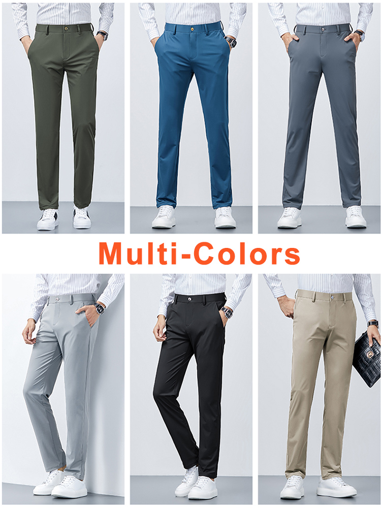 Pantalones largos de verano pa - Chino Pants Men reseña y precio