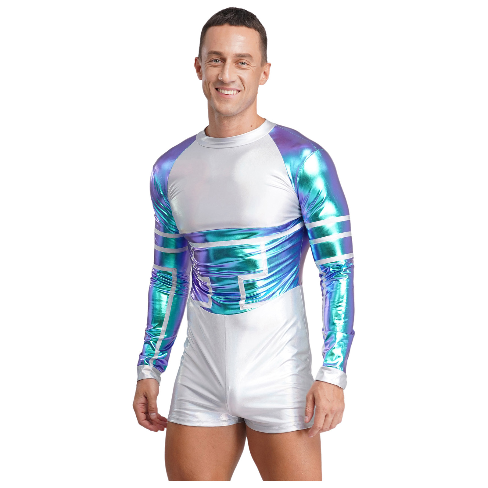 Disfraz de astronauta alieníge - Mens Fashion Jumpsuit reseña y precio