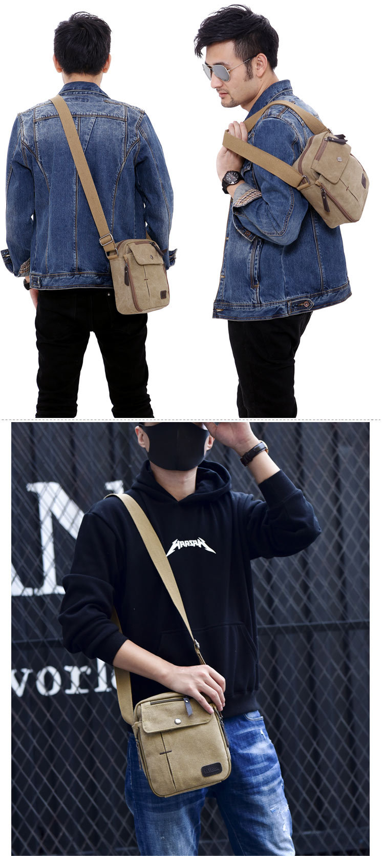 Bolso de Lona para Hombre 2025 - Men'S Fashion Mag reseña y precio