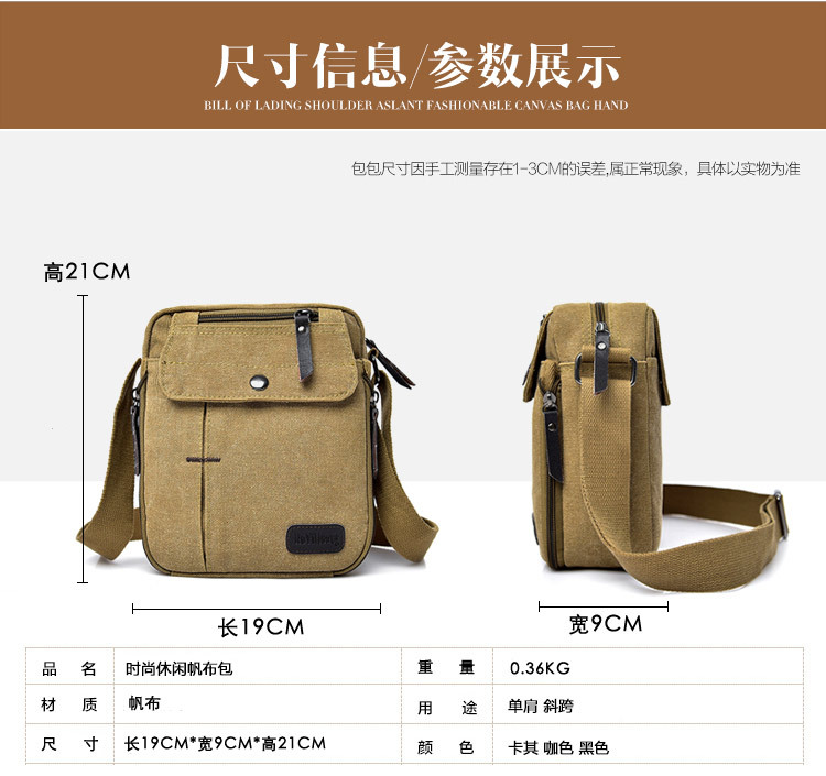 Bolso de Lona para Hombre 2025 - Men'S Fashion Mag reseña y precio
