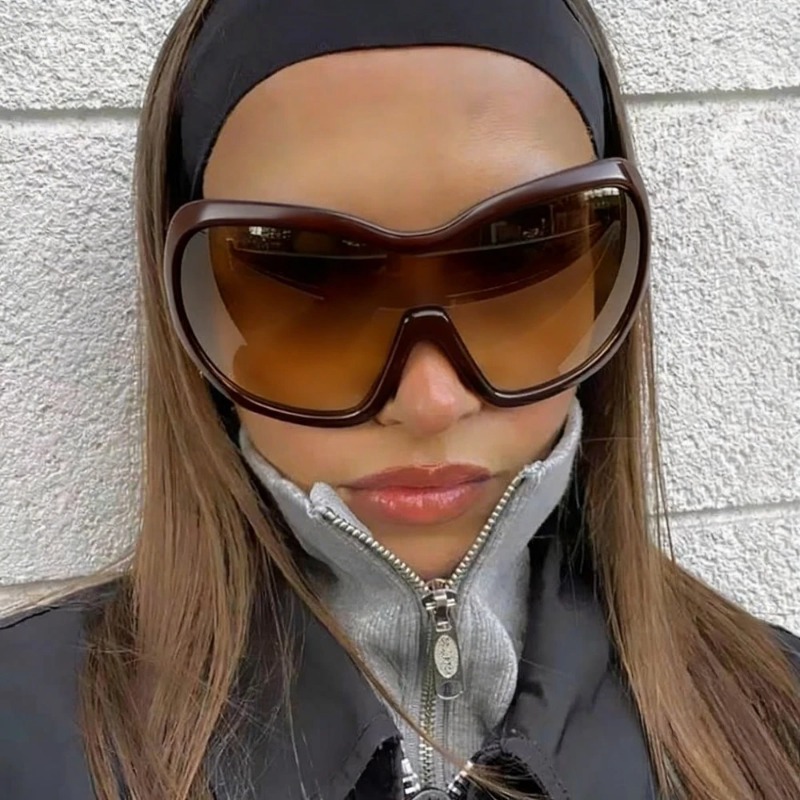 Gafas de sol Y2K de gran tamañ - Men'S Fashion Y2K reseña y precio