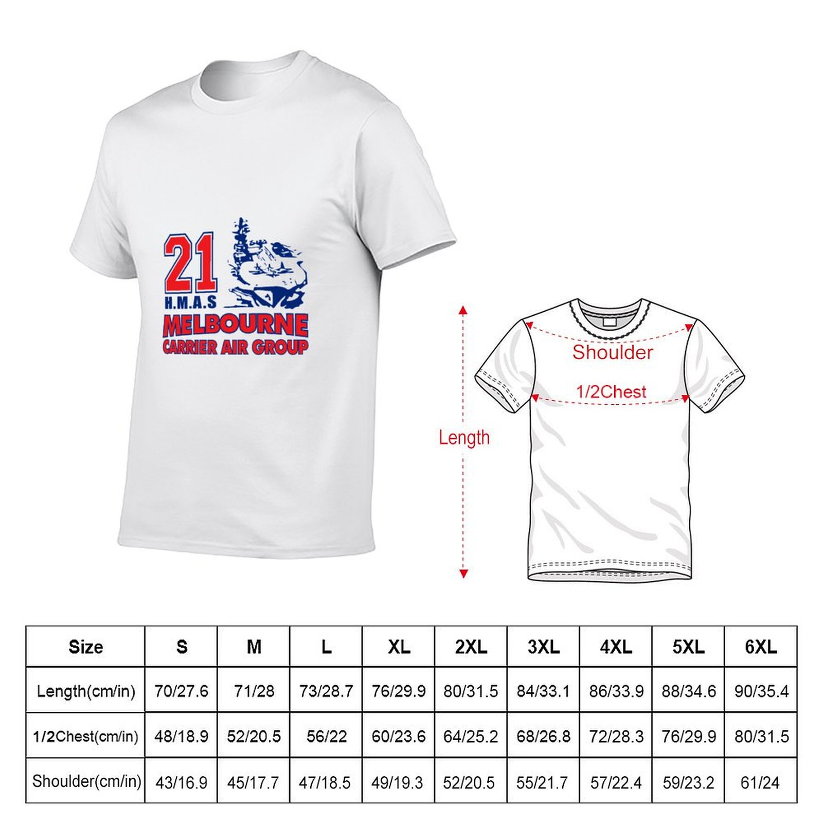 Camiseta HMAS Melbourne Carrie - Mens Fashion Melbourne reseña y precio