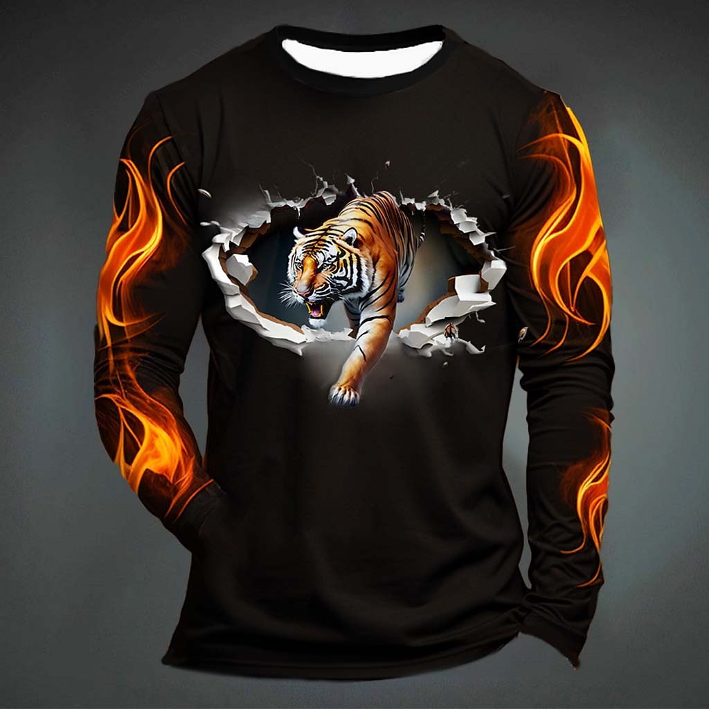 Camiseta divertida con estampa - Men'S Fashion Y2K reseña y precio