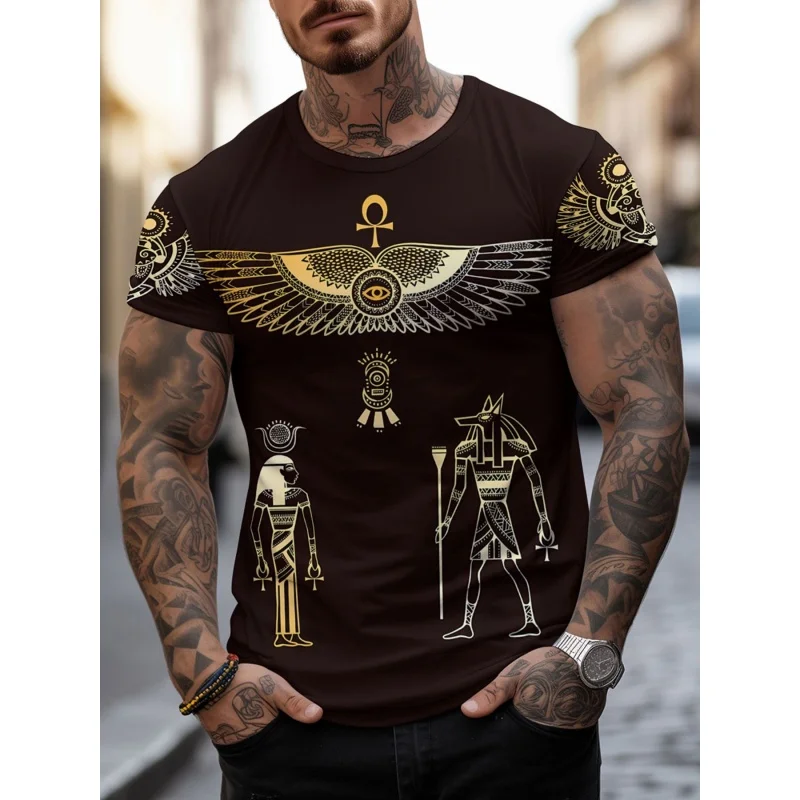 Camiseta gráfica del antiguo E - Men Fashion Egypt reseña y precio
