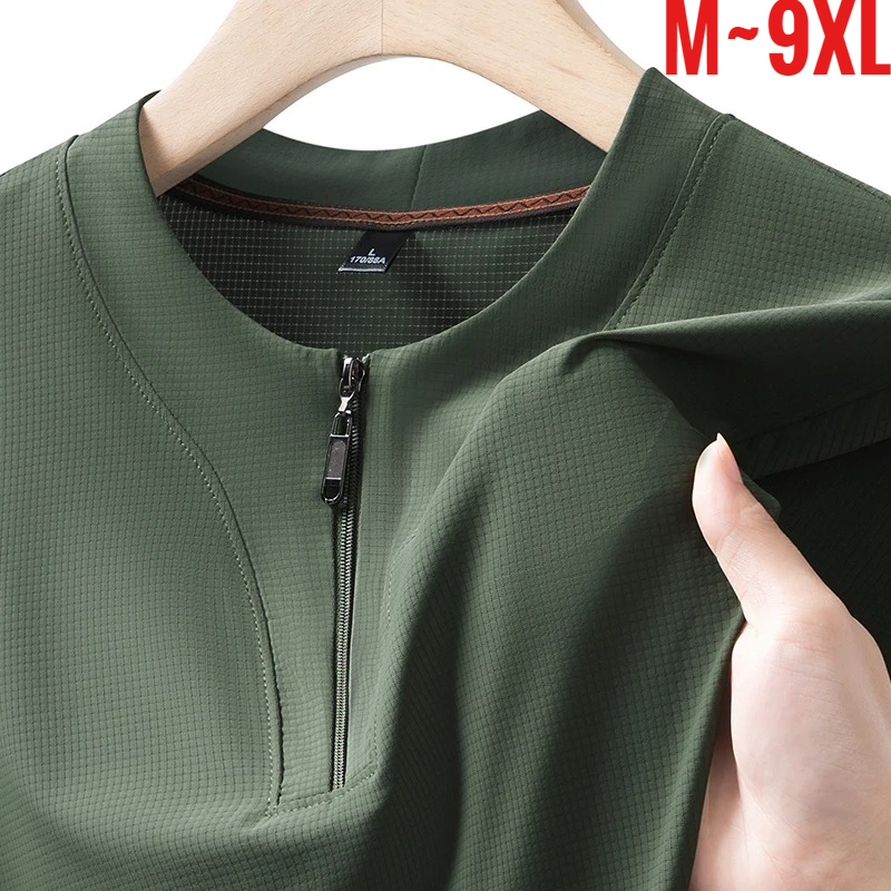 Camiseta Henley de seda helada - Men Fashion Upper reseña y precio