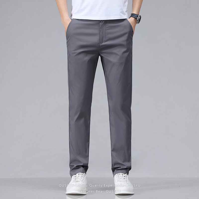 Pantalones Casuales de Verano  - Men'S Fashion Khaki Pants reseña y precio