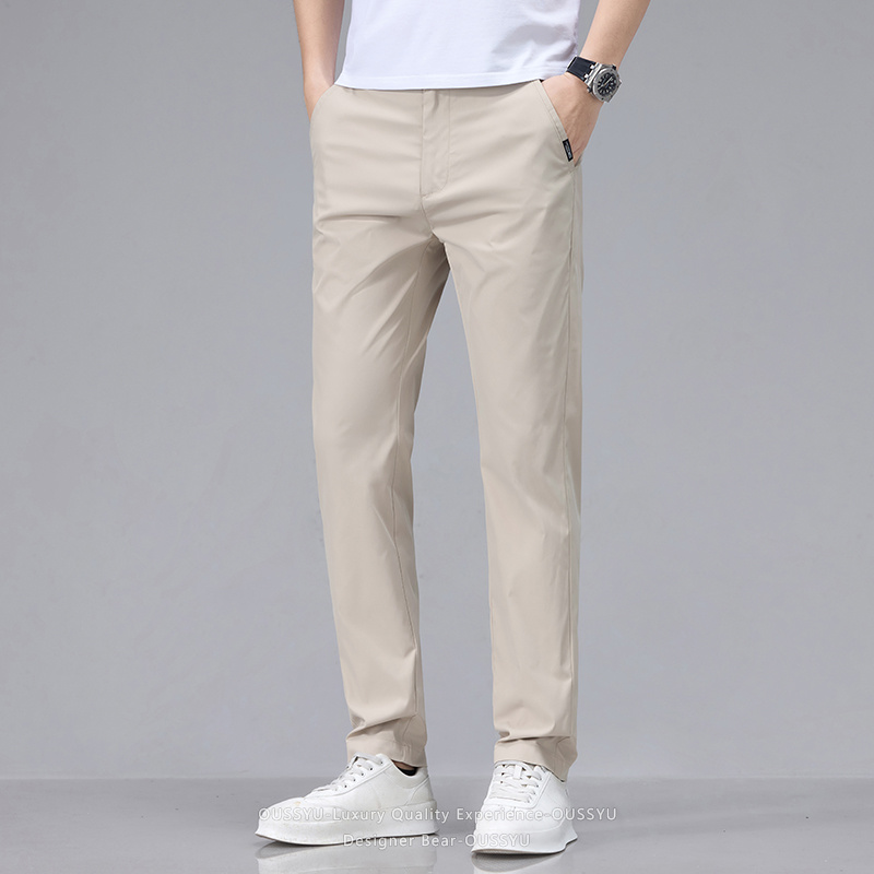 Pantalones Casuales de Verano  - Men'S Fashion Khaki Pants reseña y precio