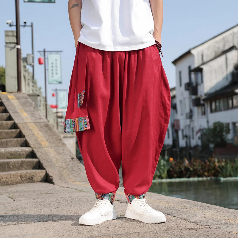 Pantalones Anchos Retro de Est - Chino Pants Men reseña y precio