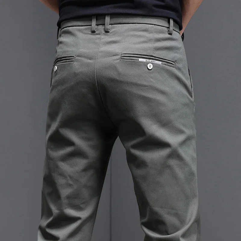 97,8% algodón 2025 primavera o - Men'S Fashion Khaki Pants reseña y precio