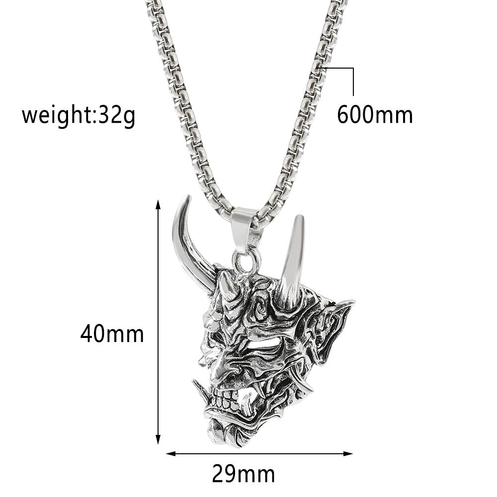 Collar con Colgante de Máscara - Men'S Fashion Necklaces reseña y precio