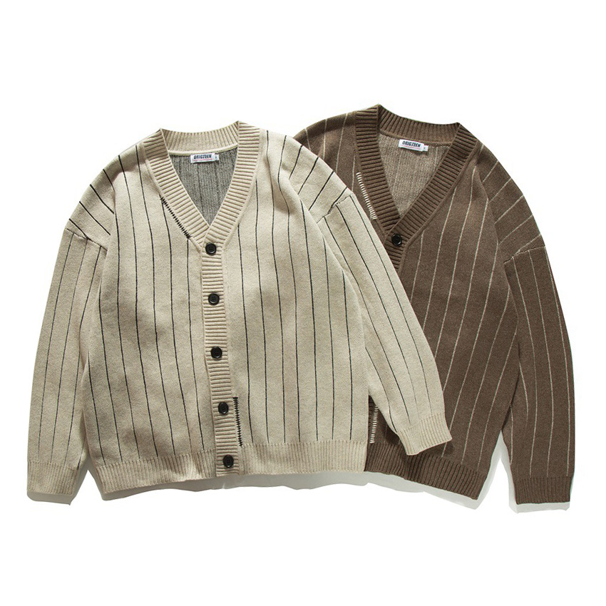 Primavera otoño cárdigan a ray - Men'S Fashion V Neck Sweater reseña y precio