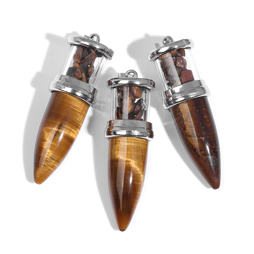 Colgante de piedra en forma de - Men'S Fashion Necklaces reseña y precio