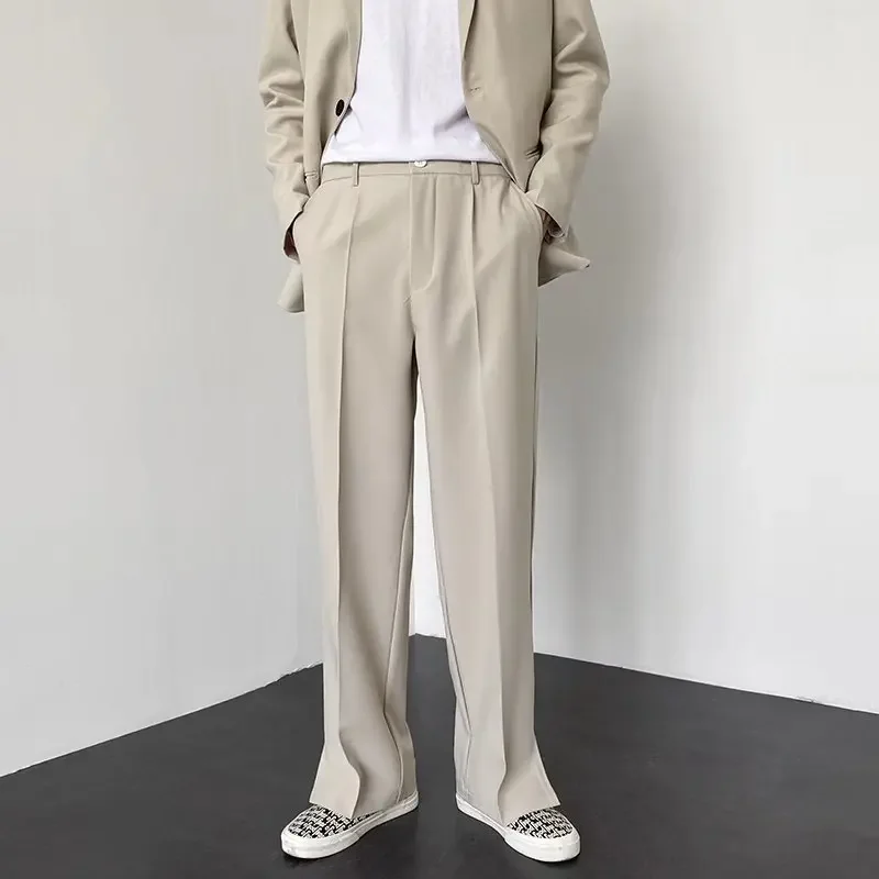 Pantalones de Traje Holgados R - Men'S Fashion Khaki Pants reseña y precio
