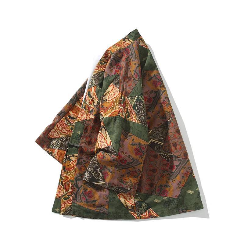 Estilo étnico estampado Yukata - Mens Fashion Workwear reseña y precio
