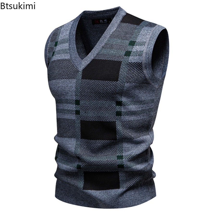 Nuevo Chaleco de Punto para Ho - Men'S Fashion V Neck Sweater reseña y precio